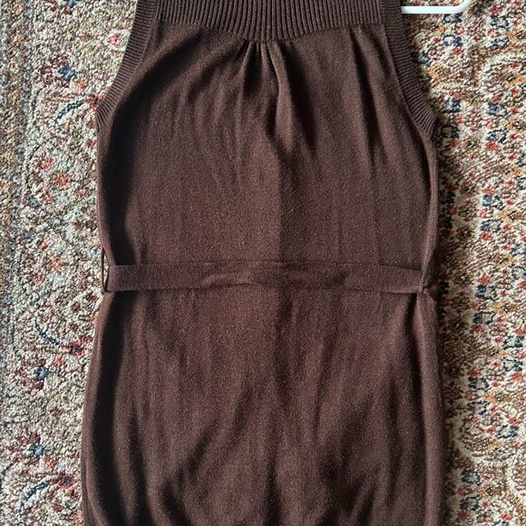H&M lightweight long vest XS with Waist Belt - Picture 7 of 12
